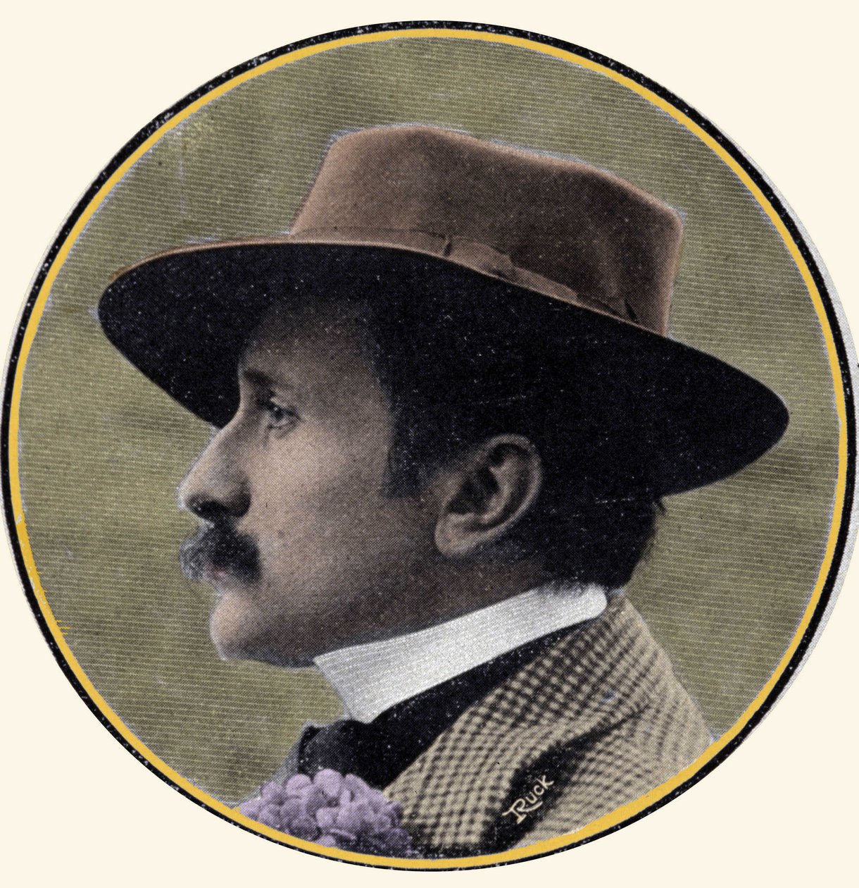 Portræt af Edmond Rostand (1868-1918), fransk forfatter. af French School