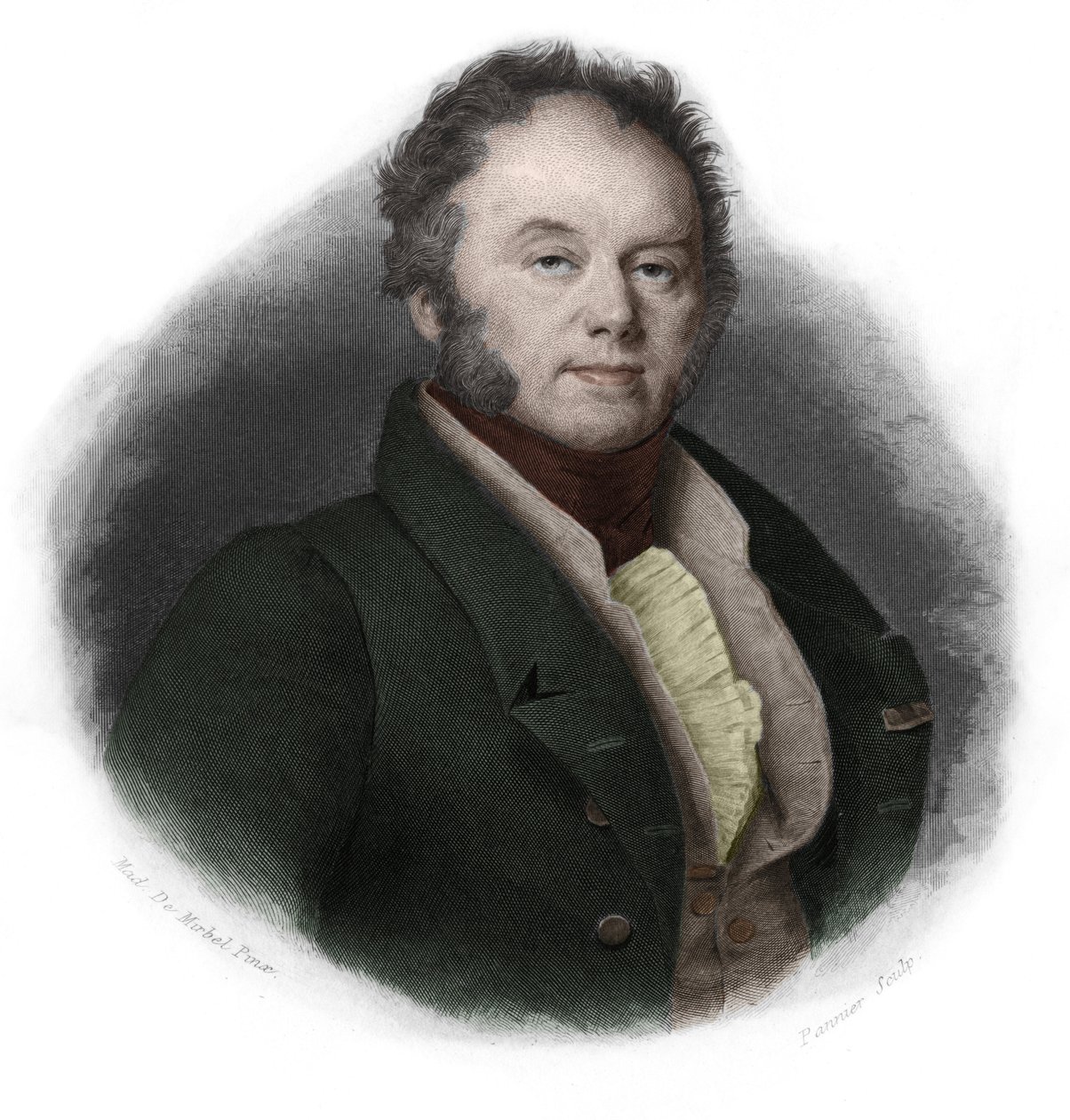 Portræt af Edouard, hertug af Fitz-James (Fitz James) (1776-1838), fransk politiker. i "" LIBRE DES SPEAKERS"" af Louis de Cormenin Timon. 1842. Privat samling. af French School