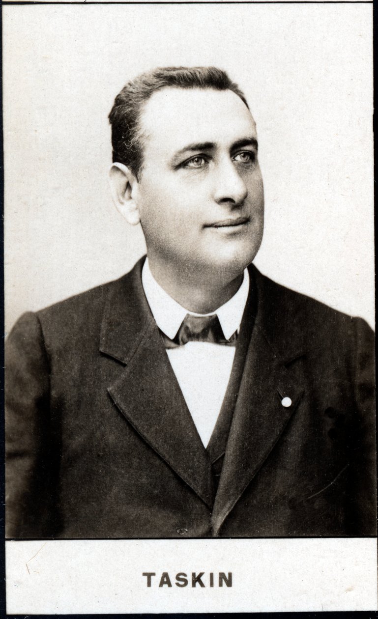 Portræt af Emile Alexandre Taskin (1853-1897), fransk operabaryton af French School