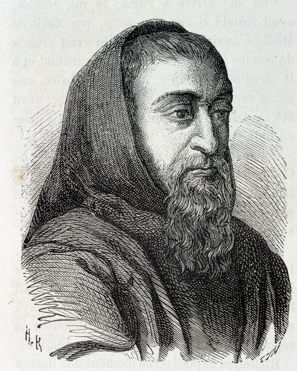 Portræt af fader Joseph af French School