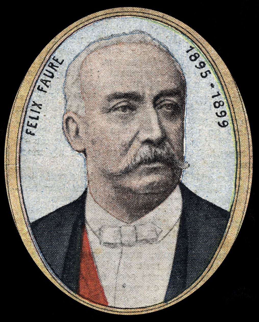 Portræt af Felix Faure (1841-1899), industrimand og politiker, moderat republikaner, han blev præsident for republikken fra 1895 til 1899. af French School