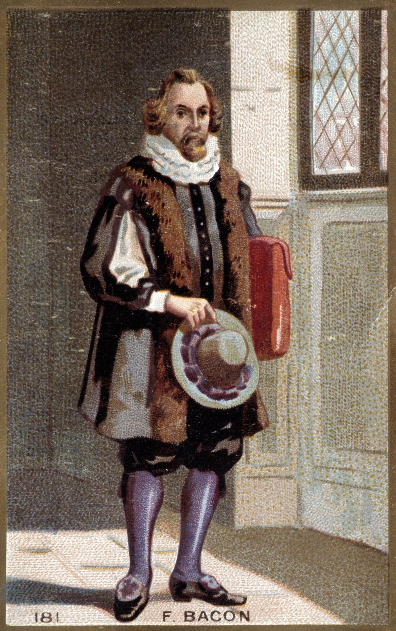 Portræt af Francis Bacon (1561-1626), engelsk statsmand og filosof. af French School
