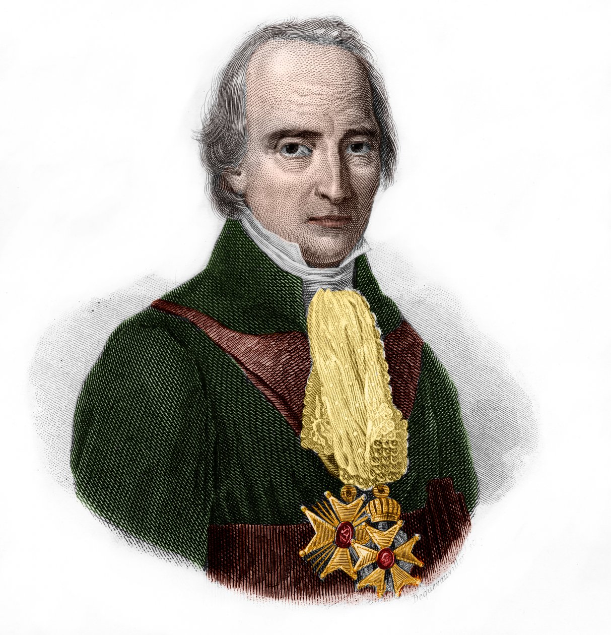 Portræt af Francois Barbe-Marbois, marquis de Barbe Marbois (1745-1837), fransk politiker. af French School