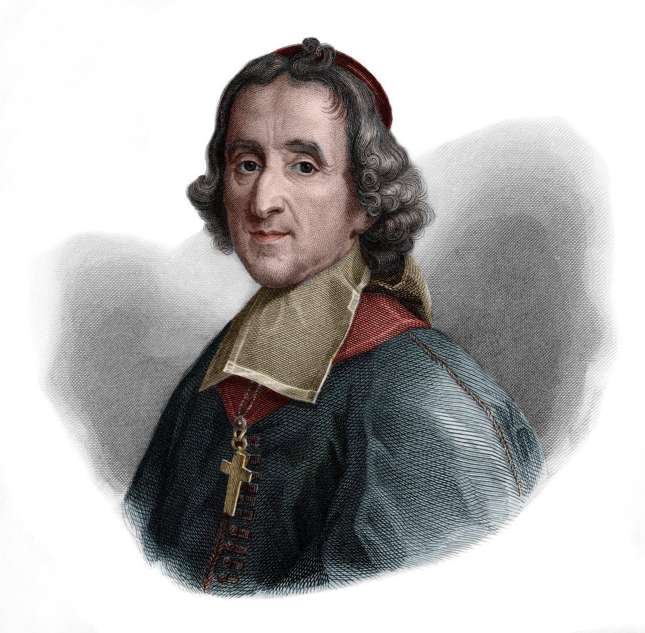 Portræt af Francois Fenelon (1651-1715) fransk katolsk ærkebiskop, teolog, digter og forfatter. af French School