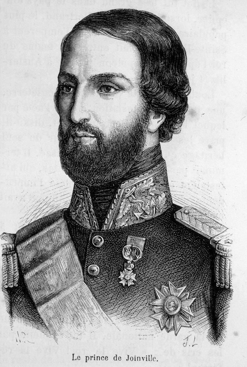 Portræt af Francois Ferdinand Philippe, prins af Joinville (1818-1900). af French School