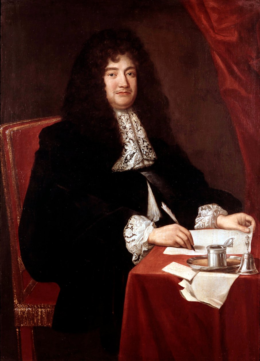 Portræt af Francois Michel Le Tellier, markis af Louvois af French School