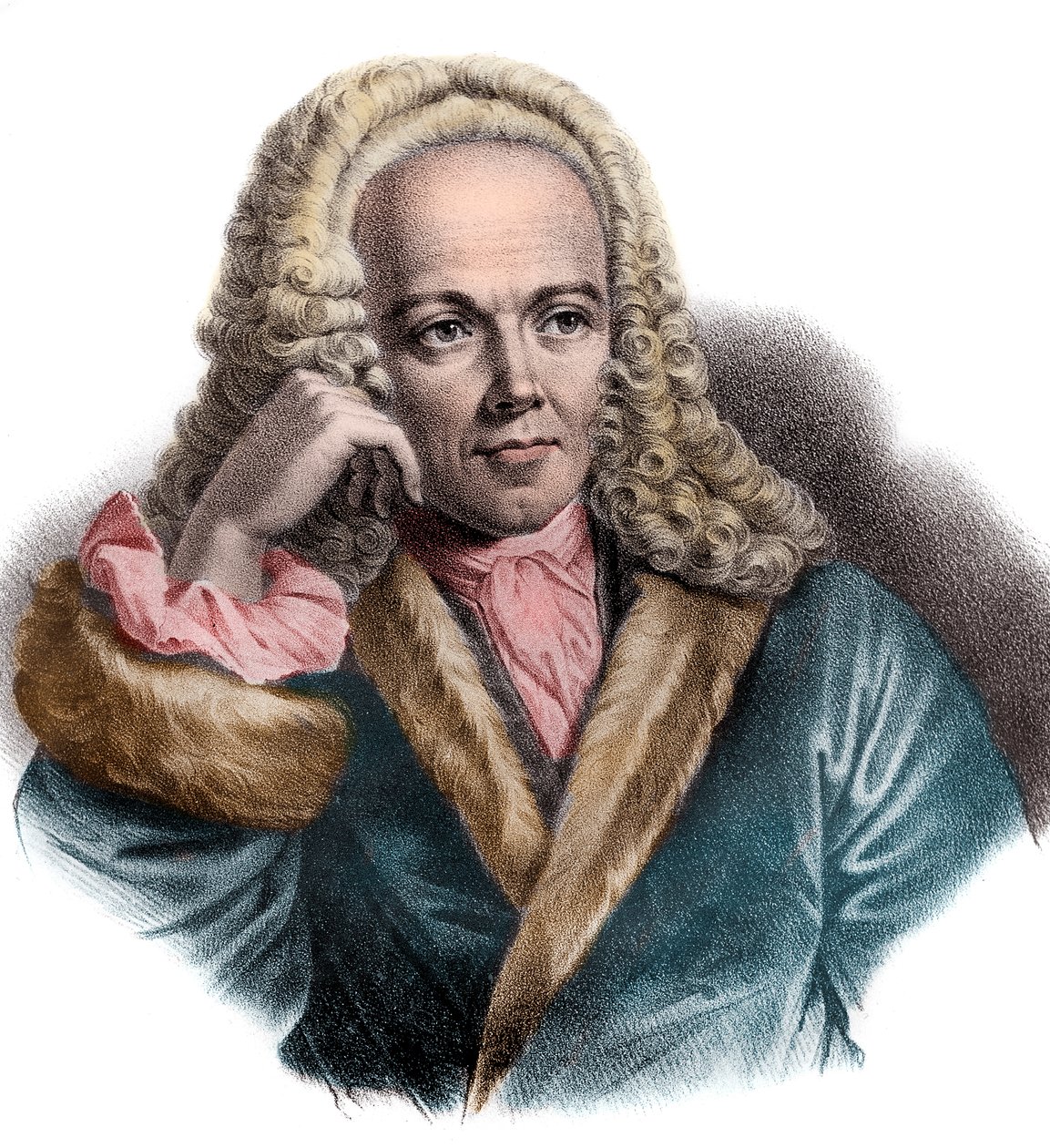 Portræt af Francois Quesnay (1694-1774) fransk læge og økonom af French School