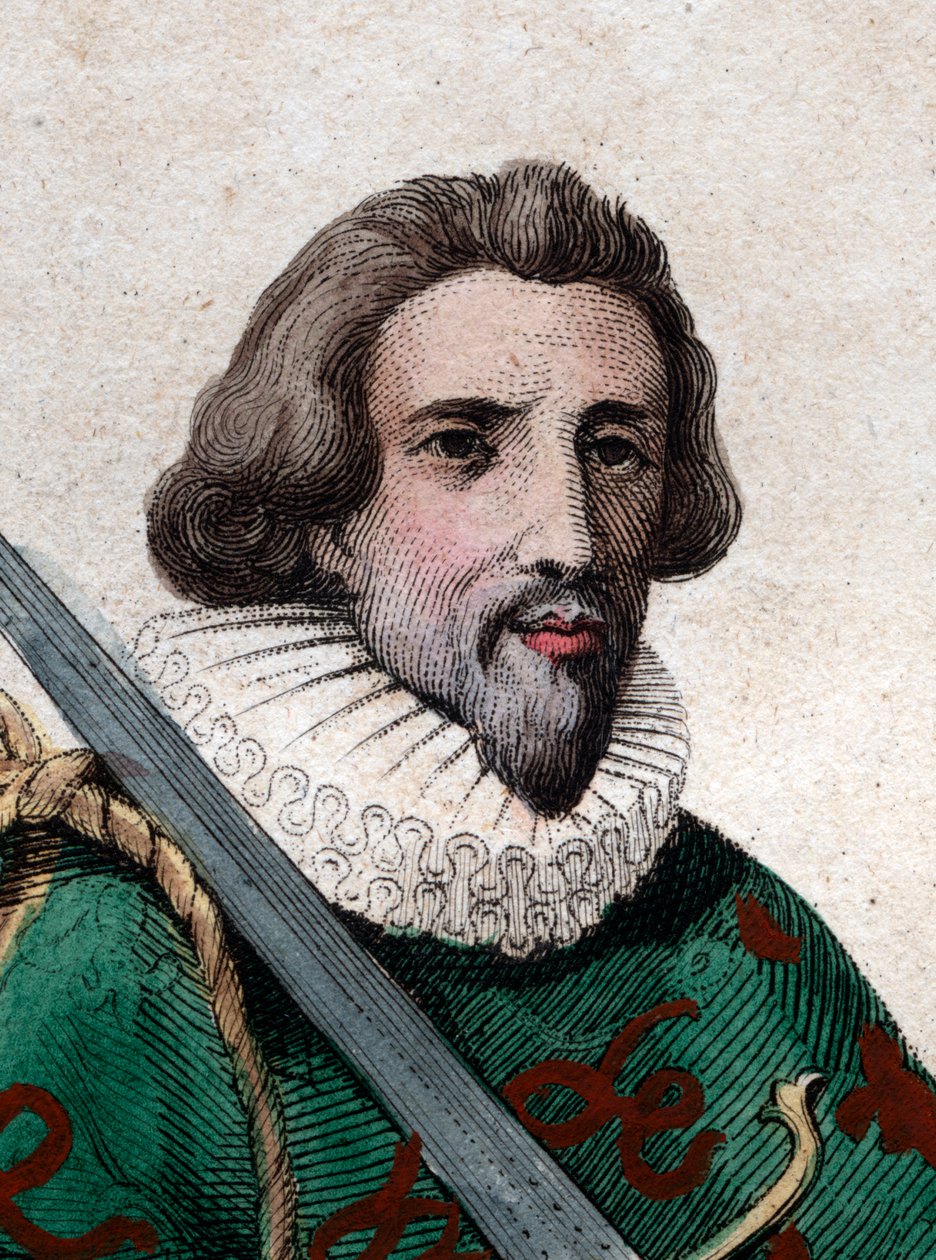 Portræt af Francois de Bonne, hertug af Lesdiguieres (1543-1626), fransk soldat og konstabel af Frankrig. af French School