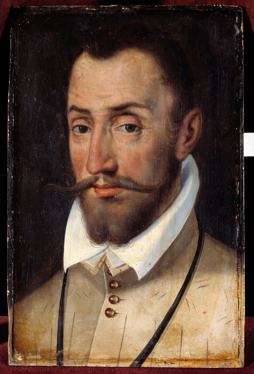 Portræt af Francois de Coligny, Lord of Andelot, infanteriets generaloberst (1521-1569) Maleri af den franske skole af French School