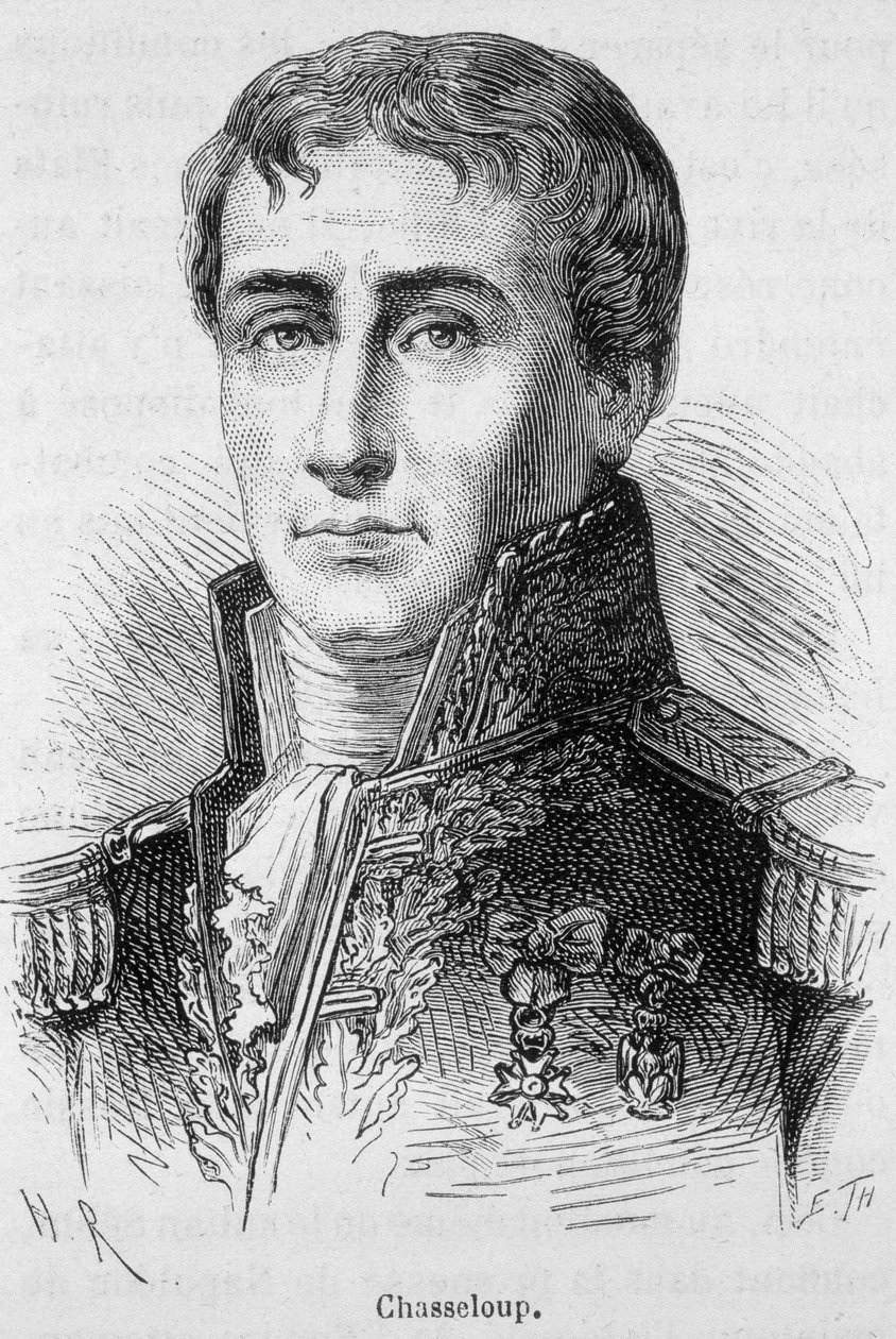 Portræt af François, Marquis de Chasseloup - Laubat, fransk general og ingeniør (1754 - 1833) - i "" L