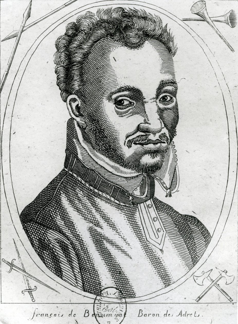 Portræt af François de Beaumont, Baron des Adrets af French School
