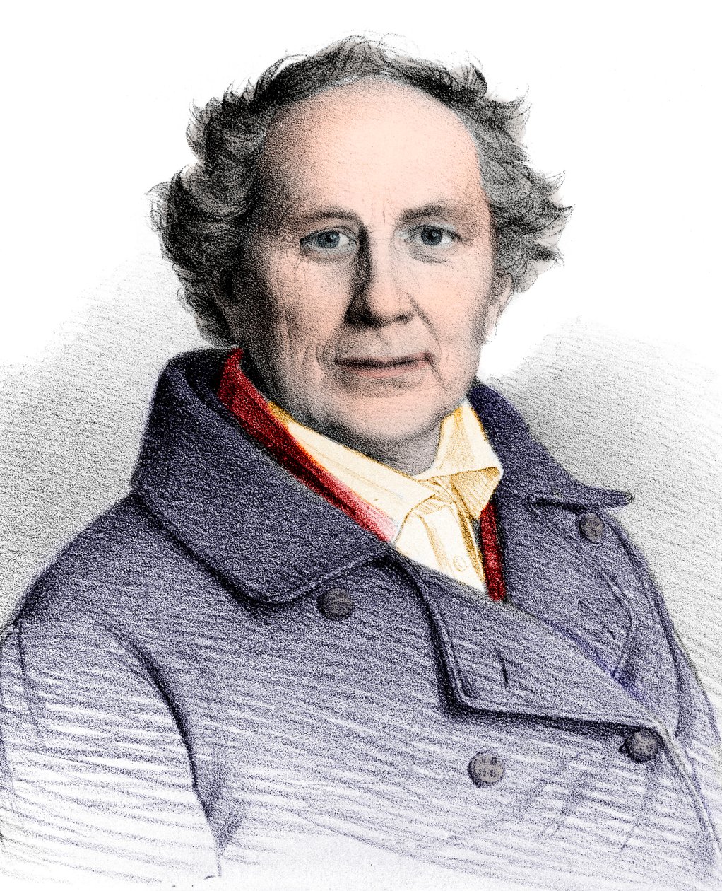 Portræt af Friedrich Wilhelm August Argelander (1799-1875), tysk astronom af French School