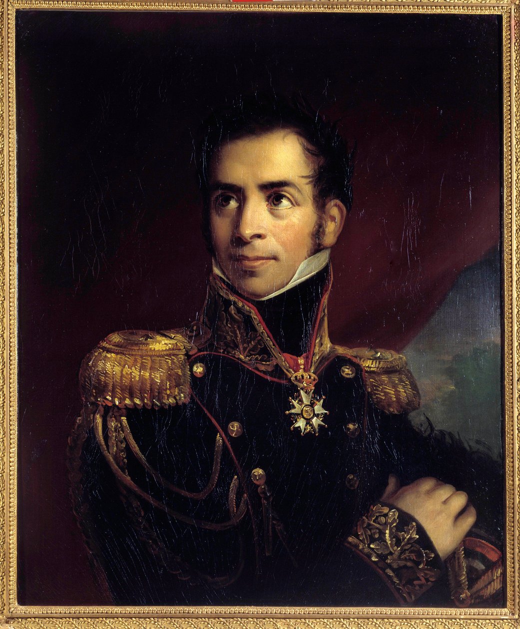 Portræt af general Baron Gourgaud (1783-1852) Anonymt maleri. 19. århundrede. Ile d