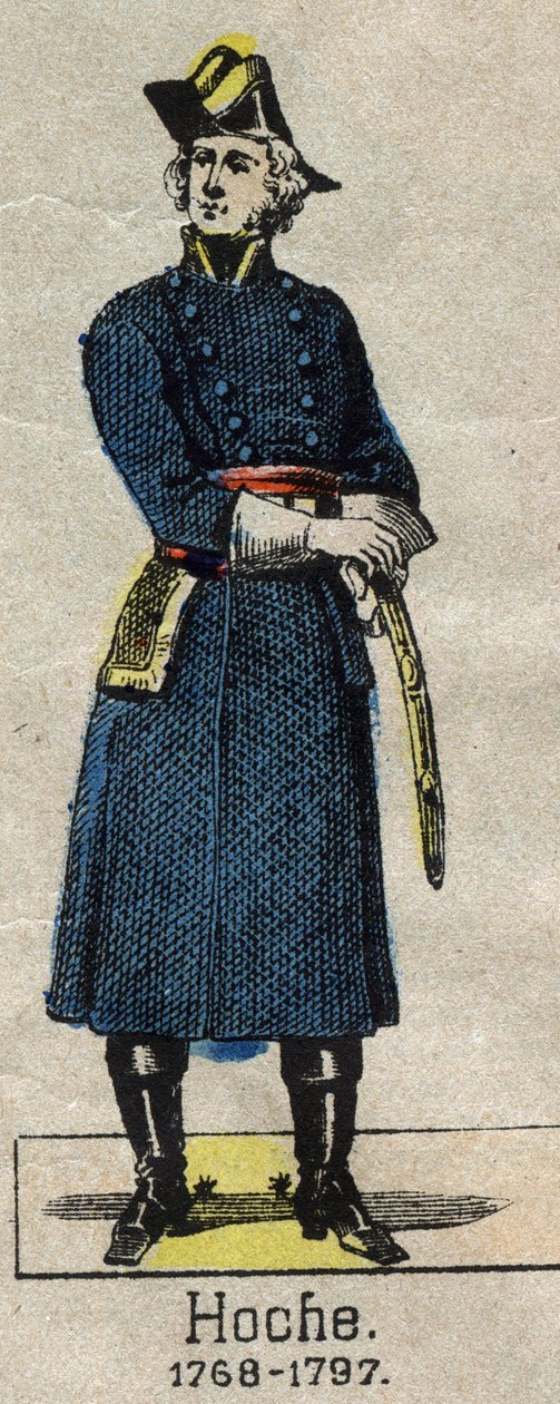 Portræt af general Louis Lazare Hoche (1768-1797) Billede af Epinal fra slutningen af det 19. århundrede. af French School