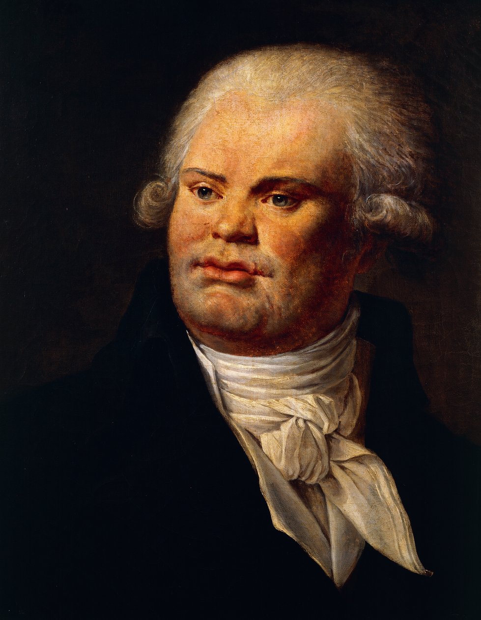 Portræt af Georges Danton (1759-94) (olie på lærred) af French School