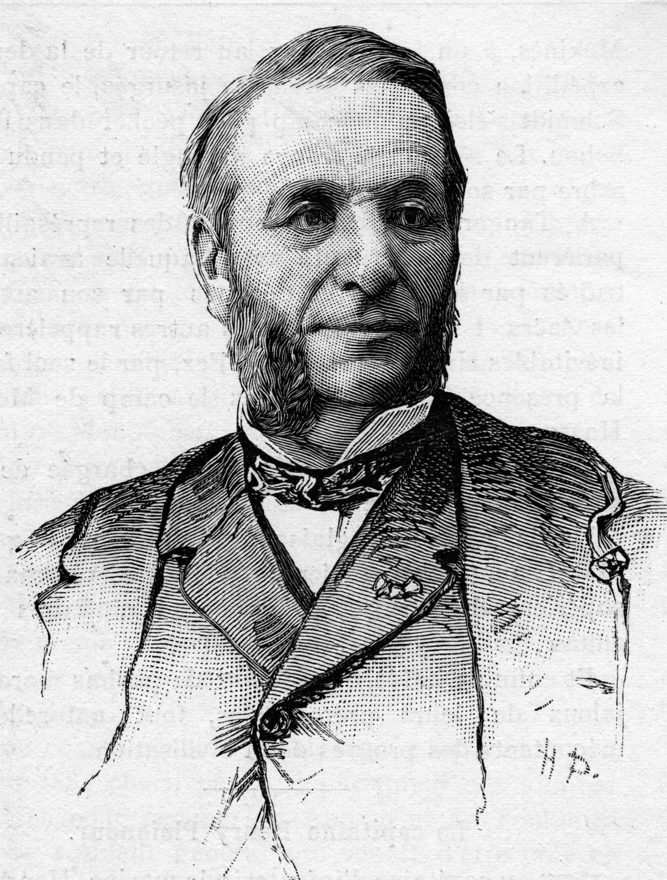 Portræt af Georges Guiffrey (1827-1887), senator for Hautes Alpes mellem 1879-1887. af French School