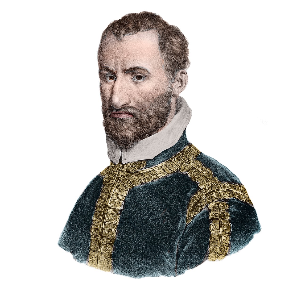 Portræt af Giovanni Pierluigi da Palestrina (1525-1594), italiensk komponist. af French School