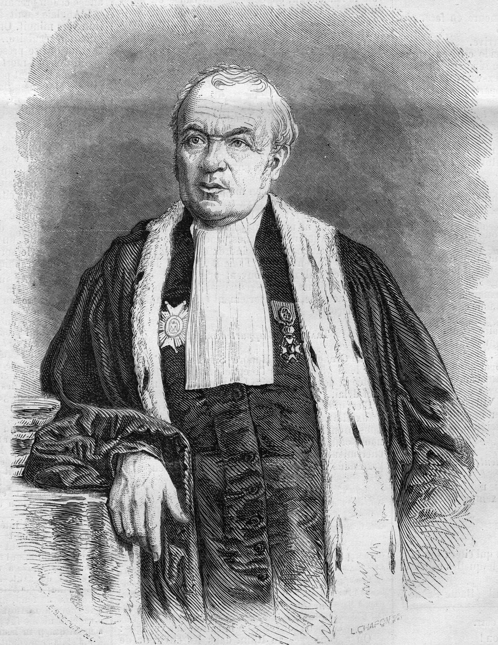 Portræt af Gustave Louis Chaix d