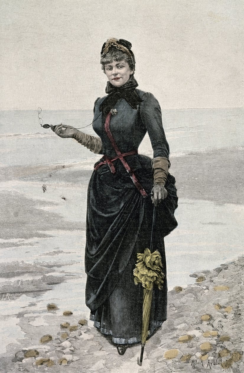 Portræt af Gyp (Sibylle Gabrielle Marie Antoinette Riquetti de Mirabeau, grevinde af Martel de Janville) (1849-1932), fransk forfatter Fren af French School