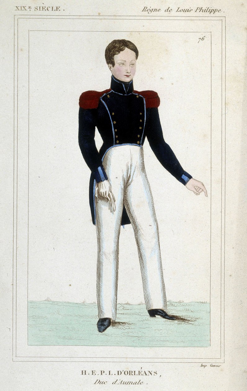 Portræt af Henri Eugene Philippe Louis d