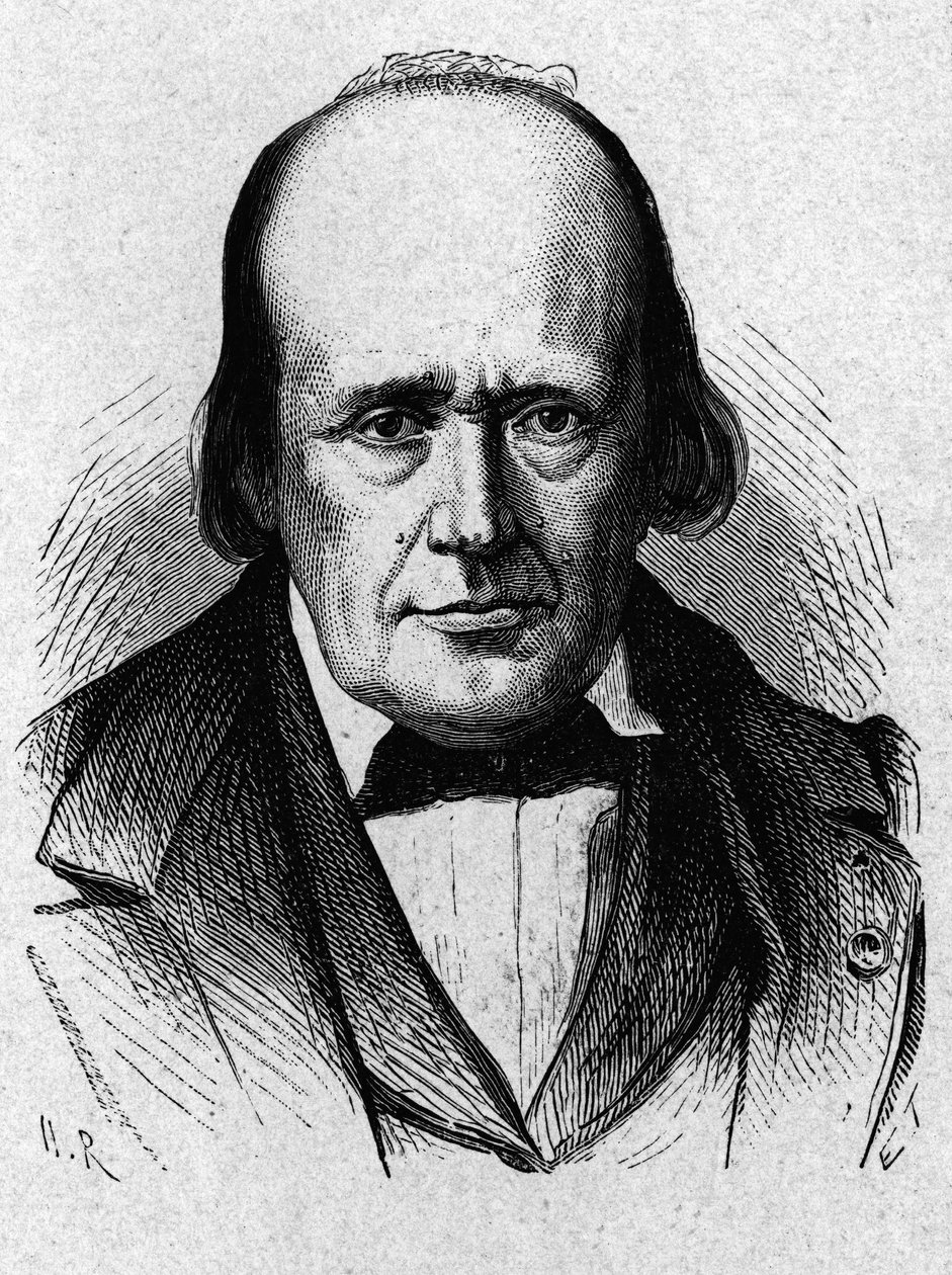 Portræt af Henri Milne - Edwards (1800 - 1885), fransk fysiolog - i "" Album de la Science; berømte videnskabsmænd; Store opdagelser””” 1896. af French School