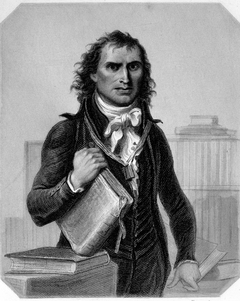 Portræt af Henri dit Abbé Grégoire (1750-1831), en fransk kirkelig og politiker. I "The history of the Girondins"" af Lamartine af French School