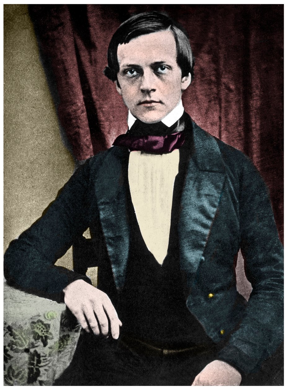 Portræt af Hermann von Helmholtz (1821-1894). Tysk fysiker, anatom og fysiolog. af French School