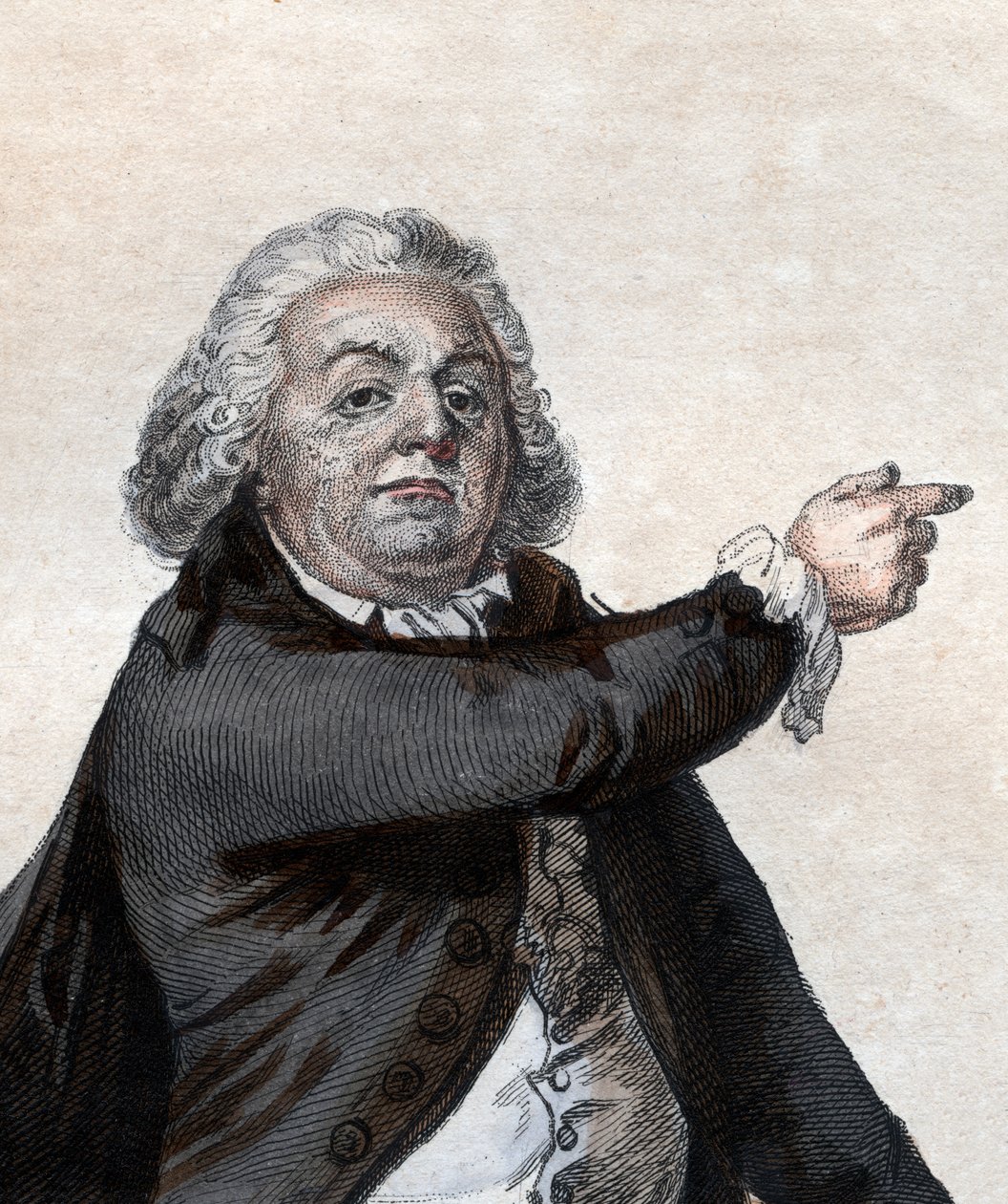 Portræt af Honore Gabriel Riqueti, Comte de Mirabeau (1749-1791), fransk politiker og revolutionær. af French School