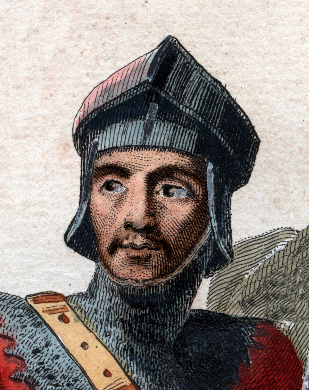 Portræt af Hugh I Capet (ca. 941-996), konge af Frankrig. af French School