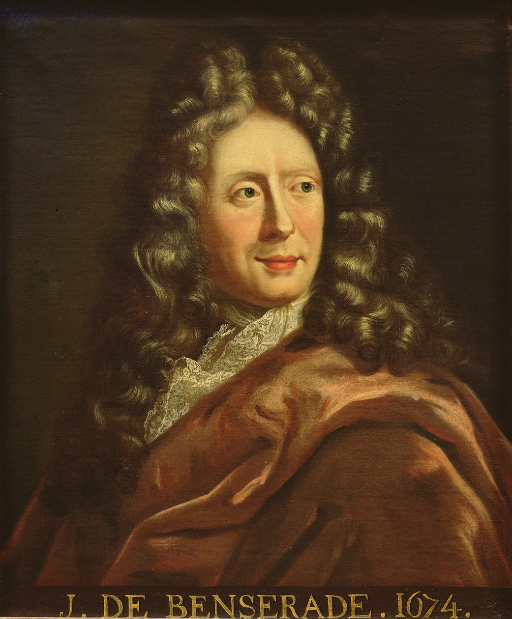 Portræt af Isaac de Benserade (1612-91) 1674 af French School