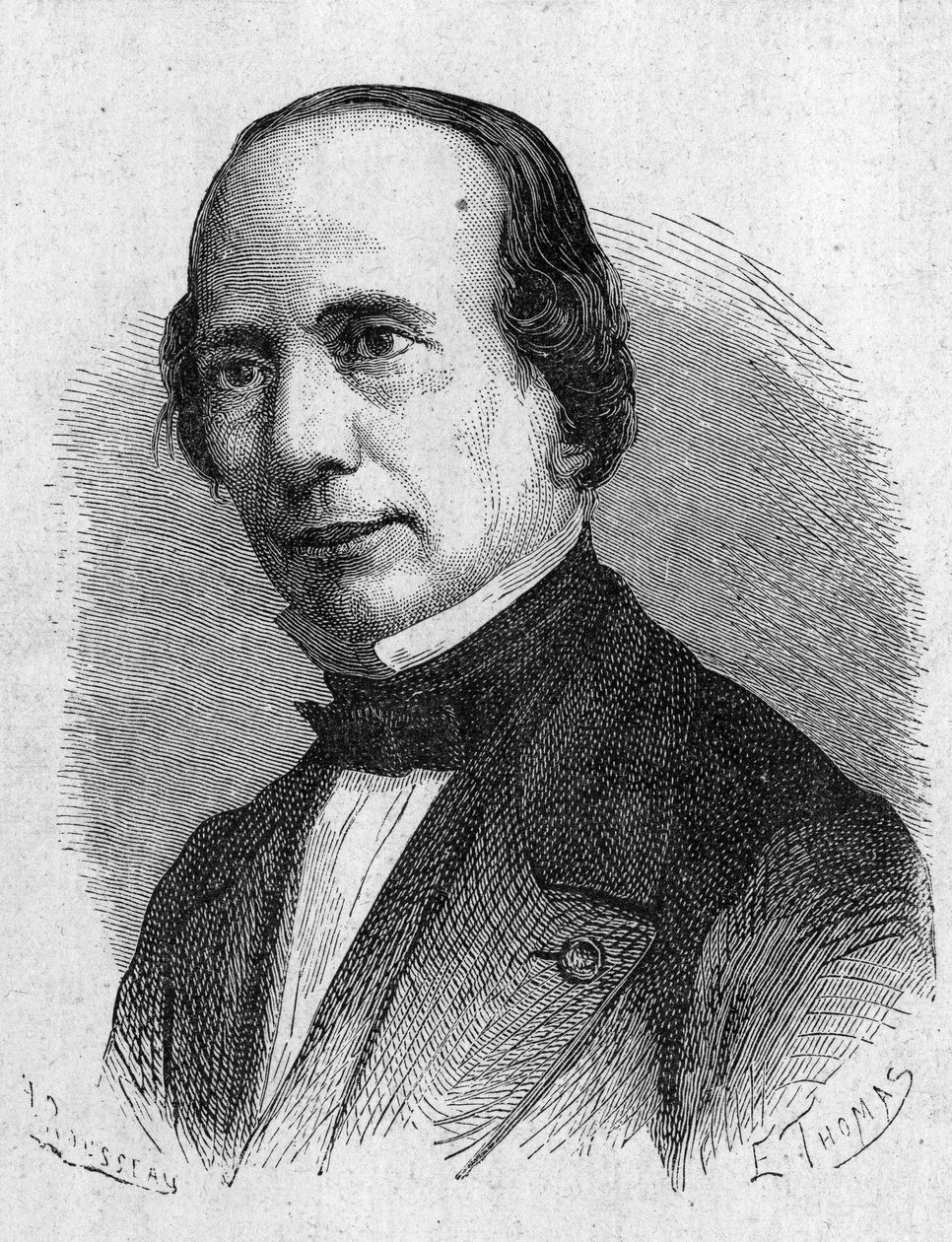 Portræt af J. Caselli, italiensk fysiker - i "" Album of Science; berømte videnskabsmænd; Store opdagelser””” 1896. af French School