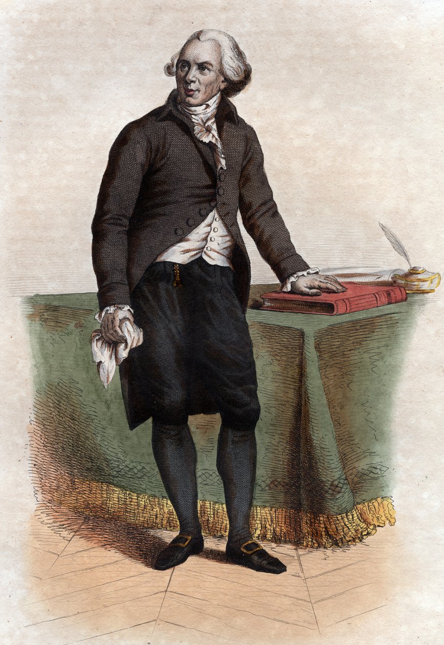 Portræt af Jacques Delille (Abbe Delille) (1738-1813), fransk digter og oversætter. af French School