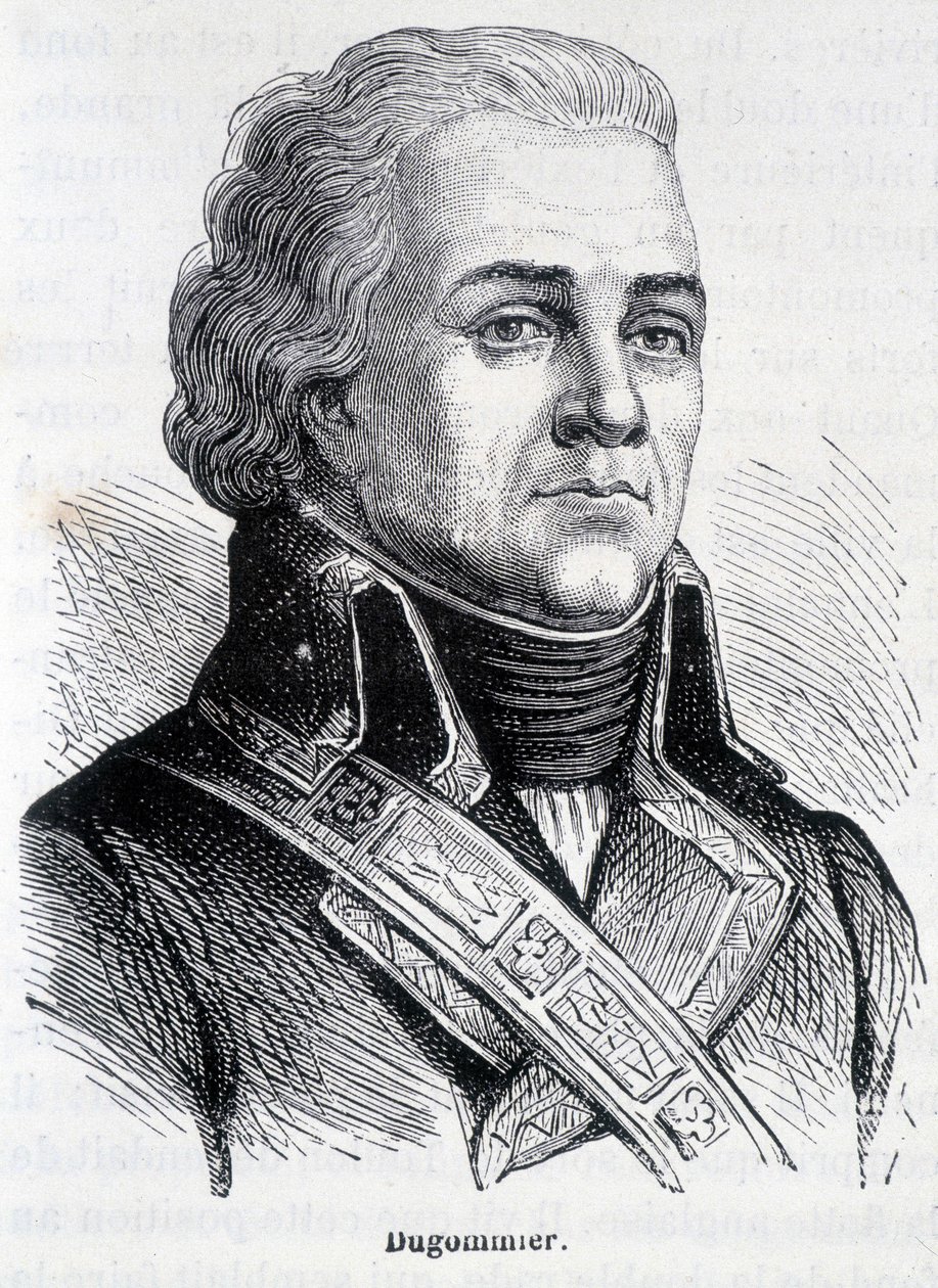 Portræt af Jacques François Coquille dit Dugommier, fransk general (1738 -1794) - i "" L