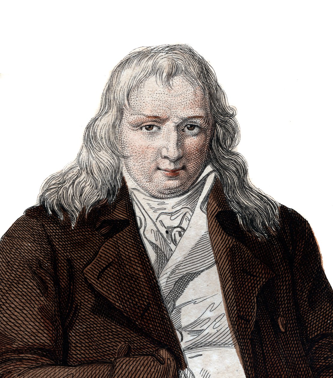 Portræt af Jacques Henri Bernardin de Saint Pierre (1737-1814), fransk forfatter og botaniker. af French School