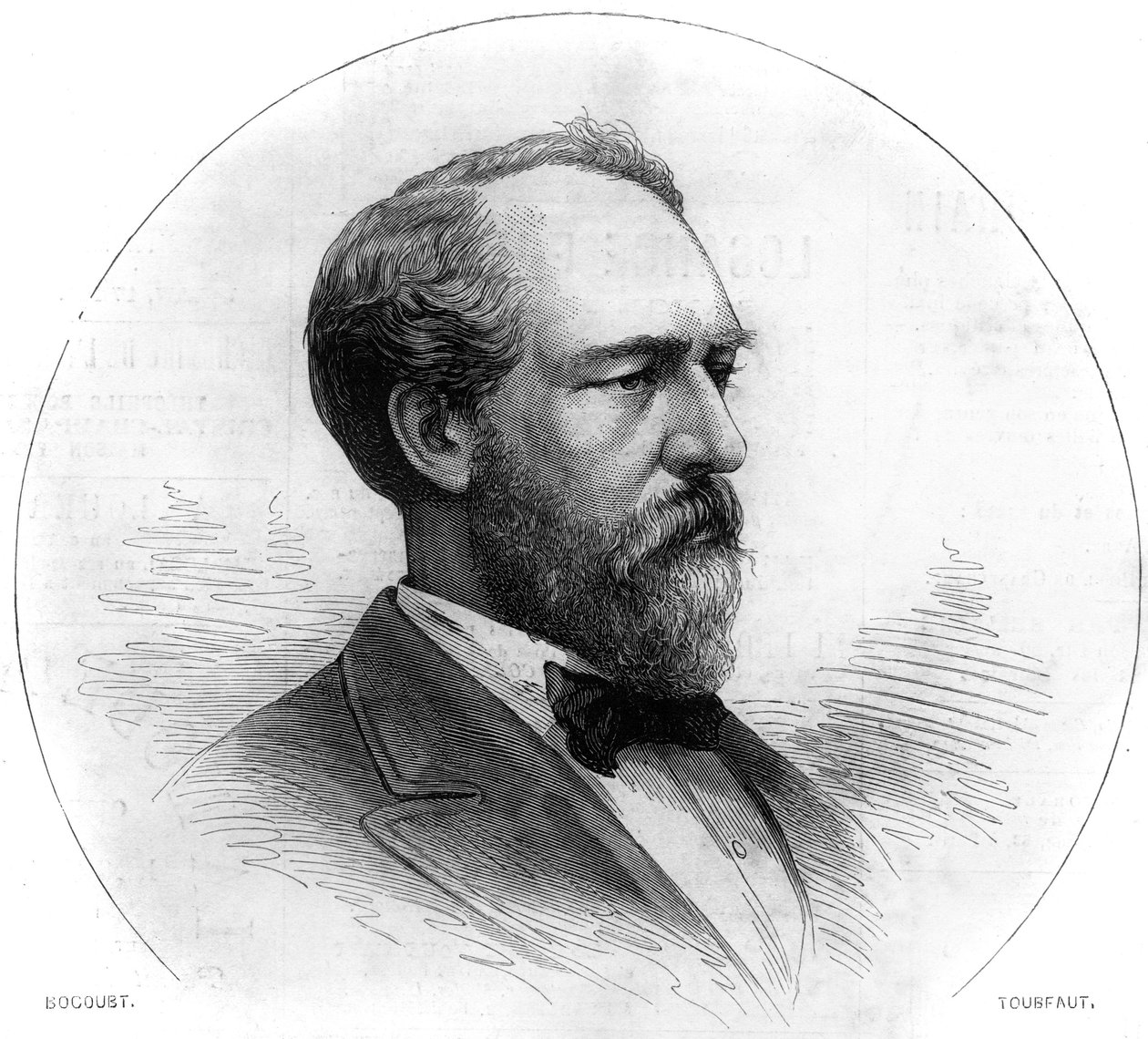 Portræt af James Abram Garfield af French School