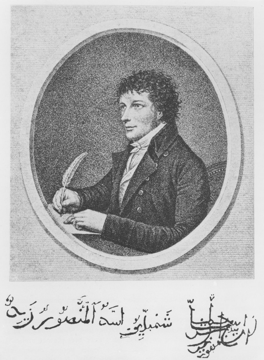 Portræt af Jean-Francois Champollion (1790-1832) af French School