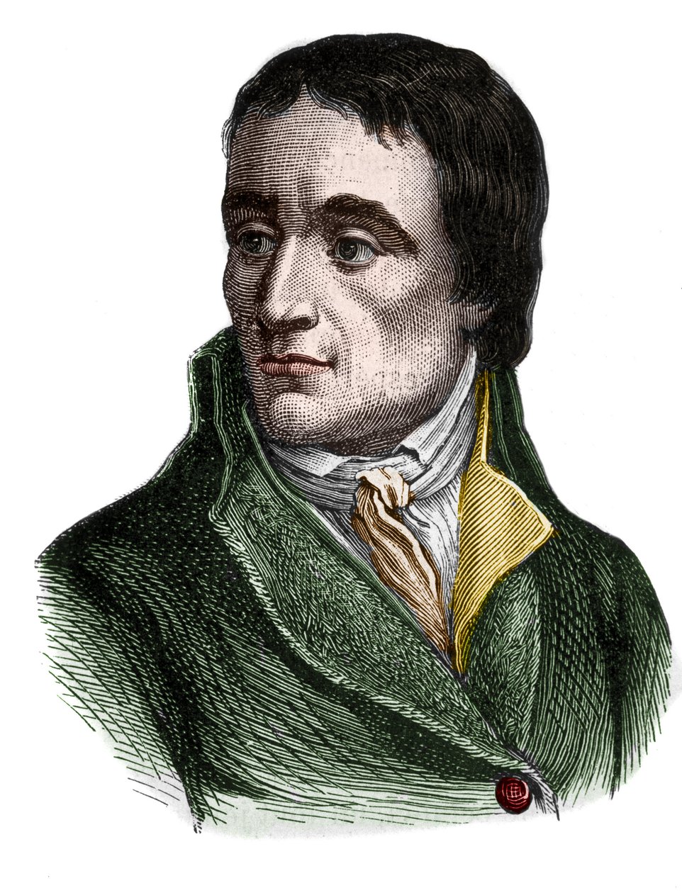Portræt af Jean Baptiste (Jean-Baptiste) Carrier (1756-1794), franske politikere - i "" L