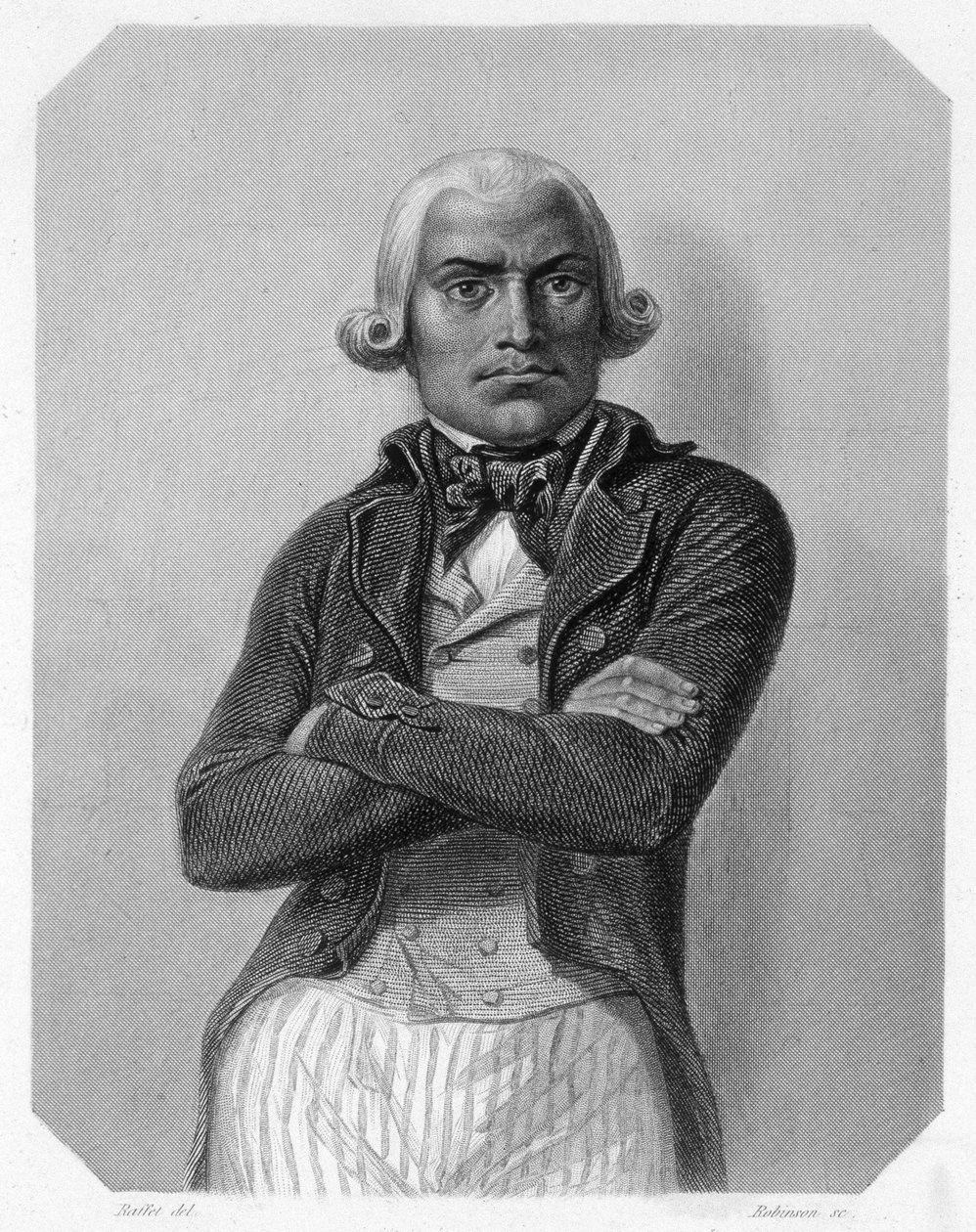 Portræt af Jean Baptiste Drouet, fransk politiker (1763-1824). I "L