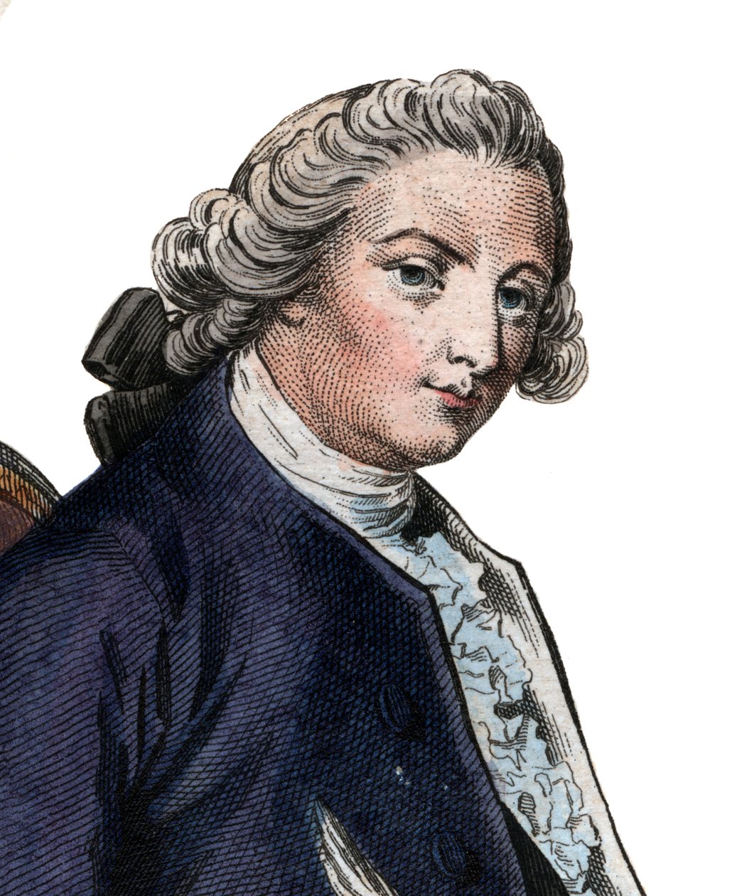 Portræt af Jean Baptiste Louis Gresset (1709-1777), fransk digter og dramatiker. af French School