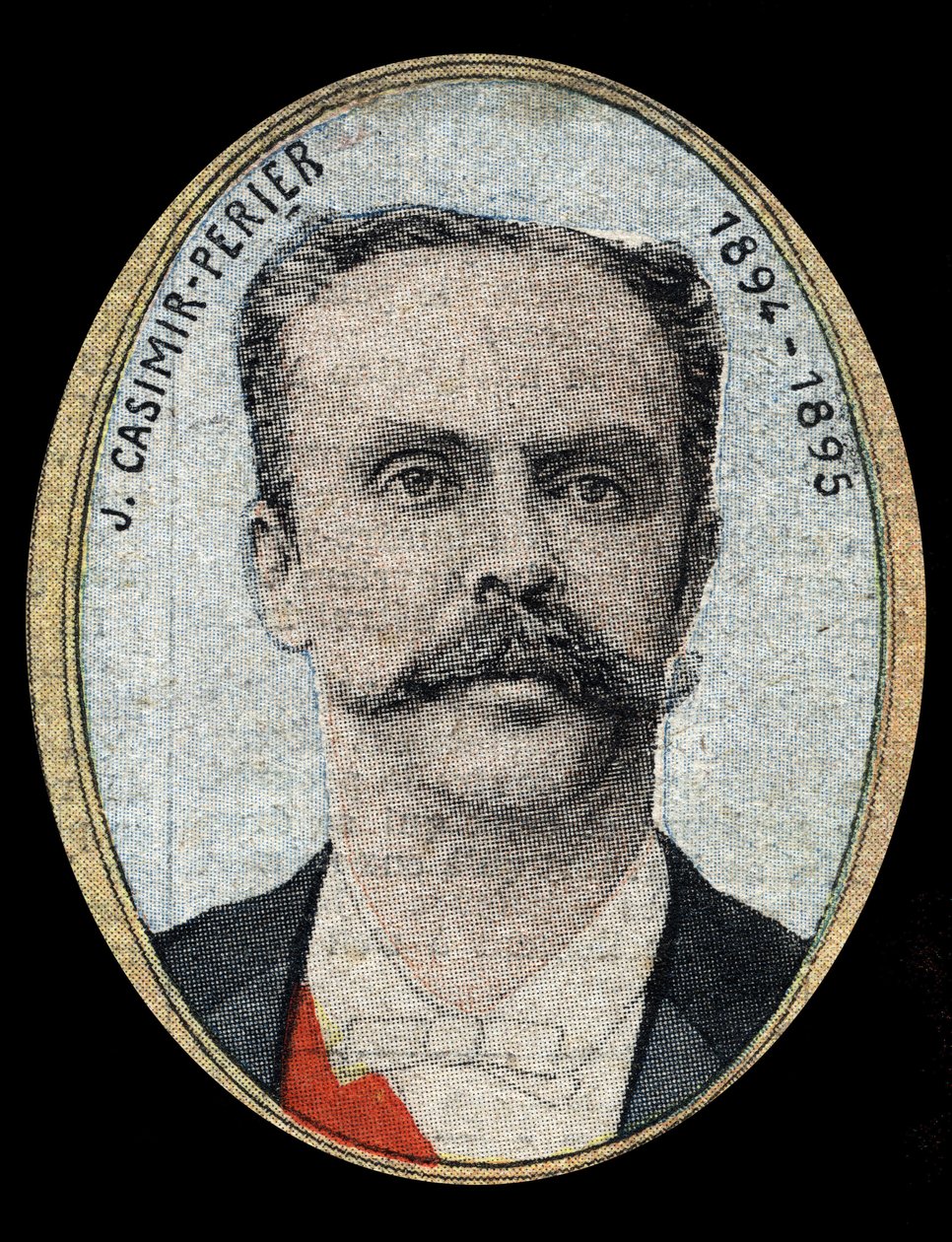 Portræt af Jean Casimir-Perrier (Casimir Perrier, Casimir Perrier, Casimir-Perrier) (1847-1907), præsident for den franske republik. af French School