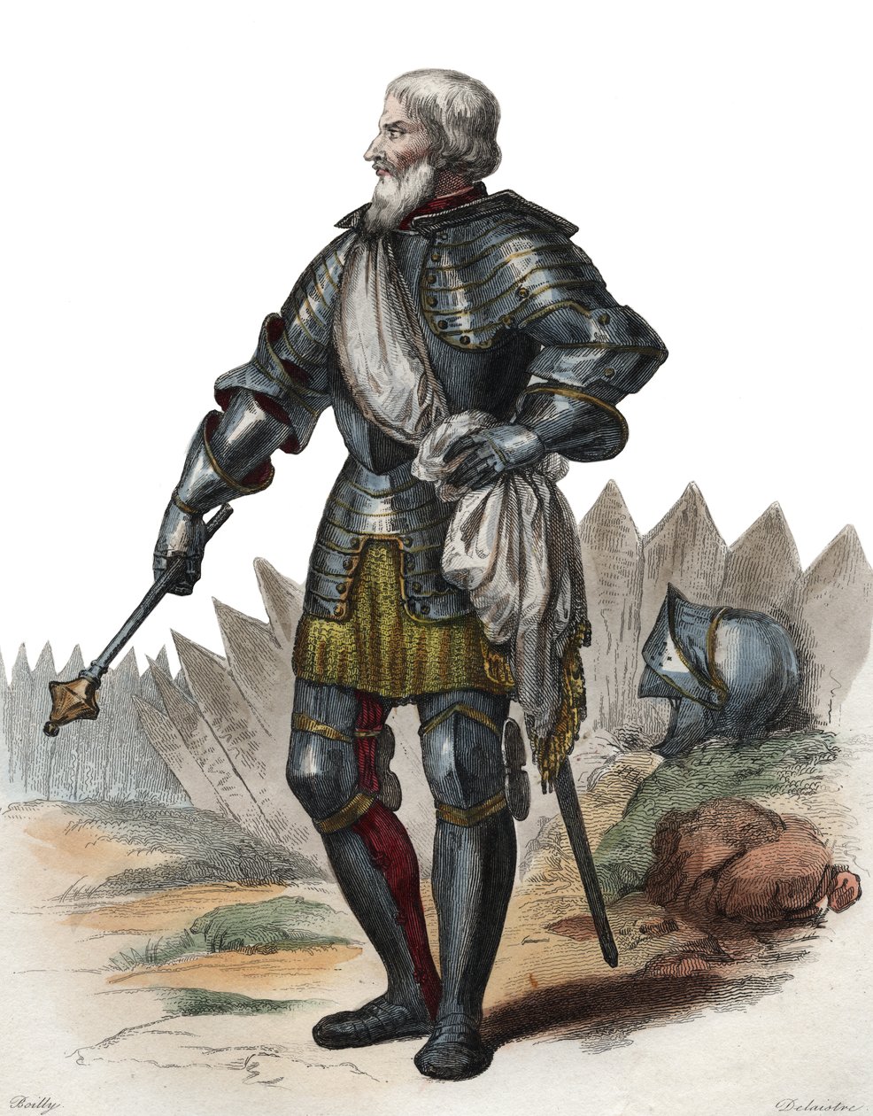 Portræt af Jean II Le Maingre (Le Meigre) (1366-1421), kaldet Boucicaut, marskal af Frankrig. af French School