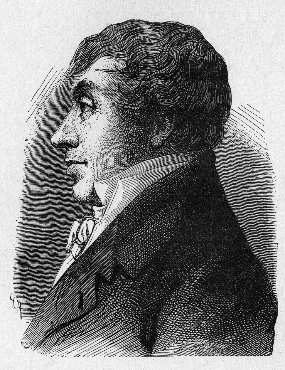 Portræt af Jean Marie Joseph (Jean-Marie-Joseph) Coutelle (1748-1835), kommandør for militære flyvefly under republikken - i "" Album of Science; berømte videnskabsmænd; Store opdagelser””” 1896 af French School
