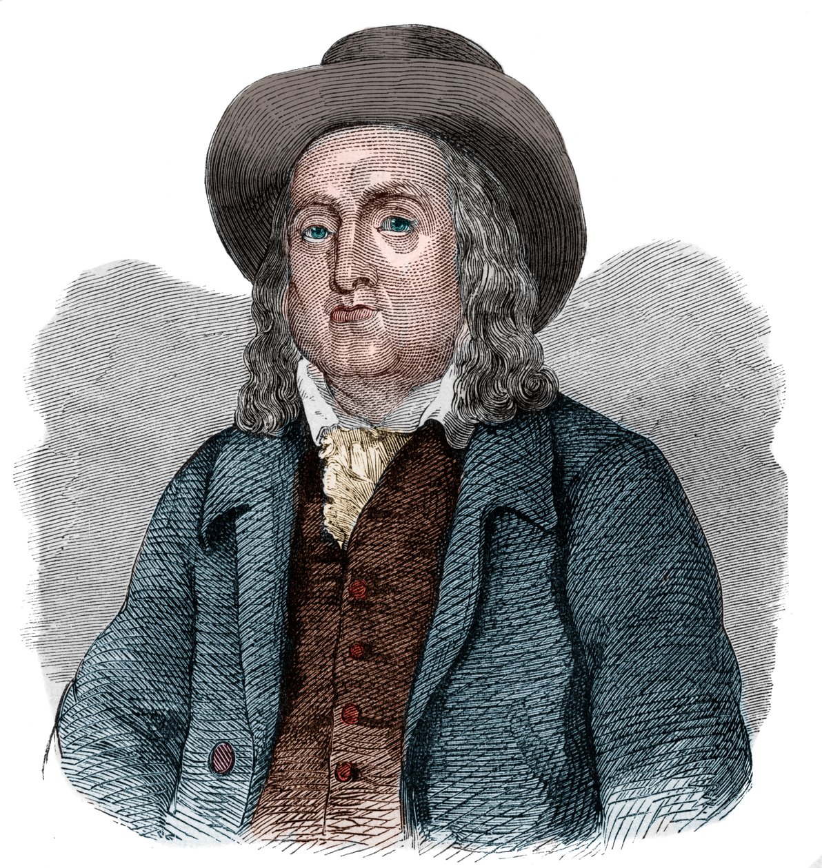 Portræt af Jeremy Bentham (1748-1832), engelsk filosof, økonom og teoretisk jurist. af French School