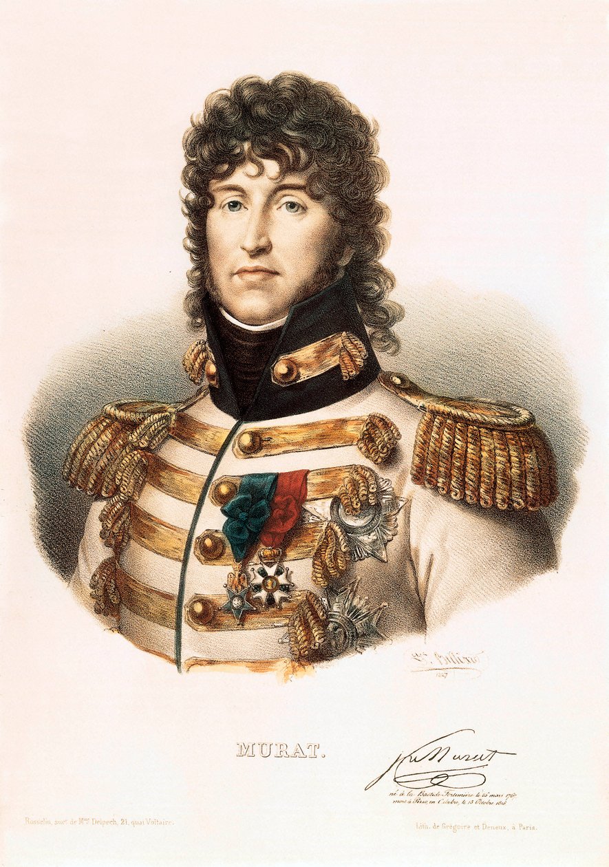 Portræt af Joachim Murat (1767-1815), marechal de France, konge af Napoli af French School