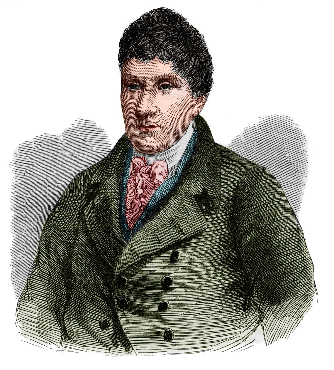 Portræt af John Rennie (1761-1821), skotsk civilingeniør. af French School