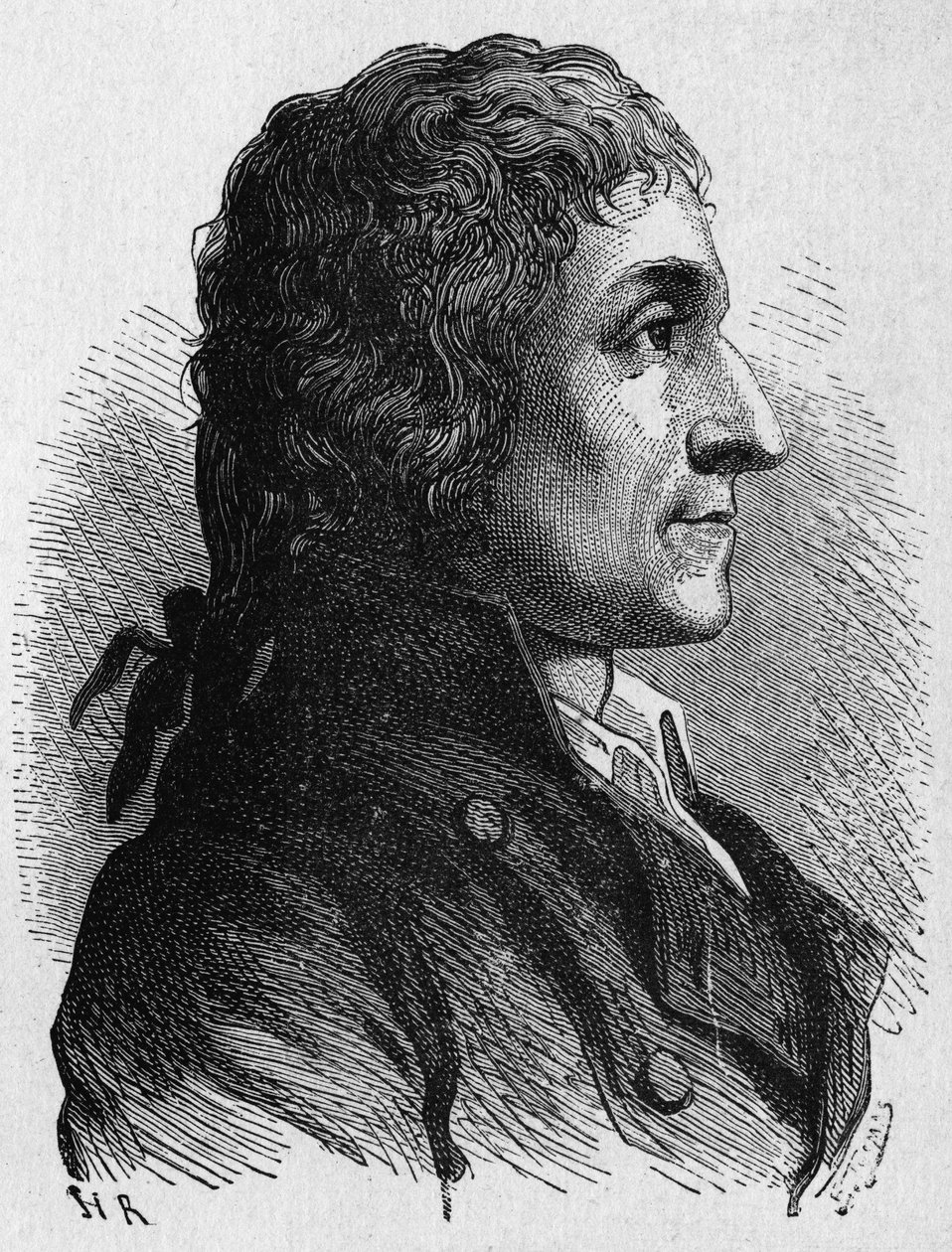 Portræt af Joseph-Louis Proust (1754 - 1826), fransk kemiker - i "" Album de la Science; berømte videnskabsmænd; Store opdagelser””” 1896. af French School