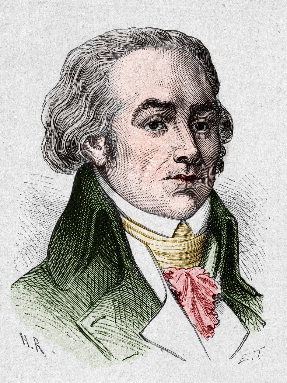 Portræt af Joseph Genevieve, greve af Puisaye af French School