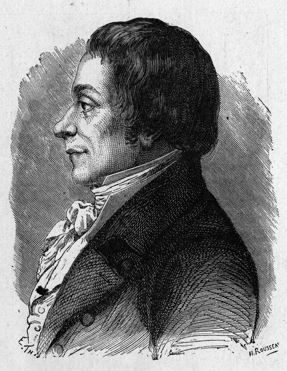 Portræt af Joseph Lakanal (1762 - 1845), fransk politiker - i "" Album de la Science; berømte lærde; Store opdagelser””” 1896. af French School