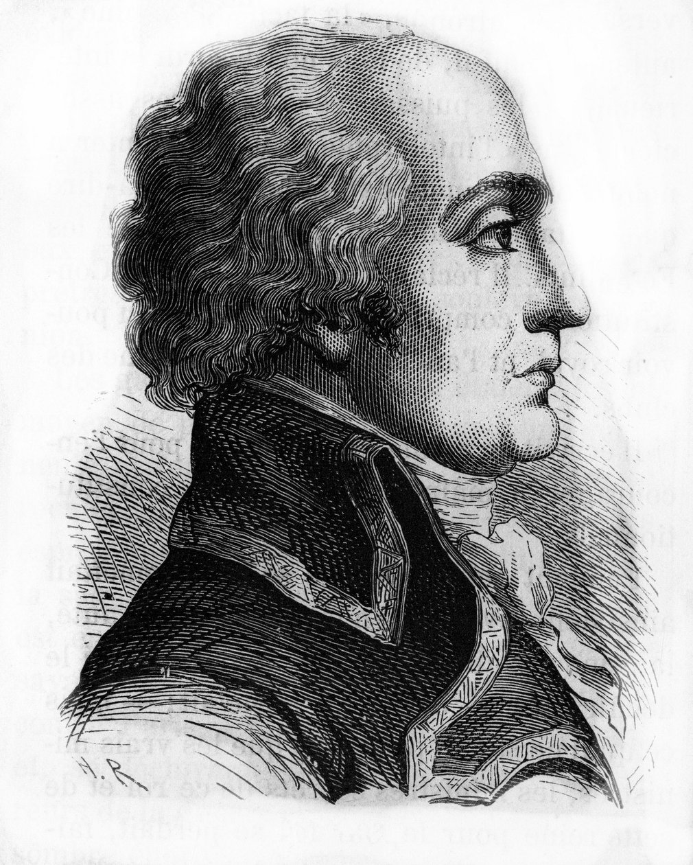 Portræt af Joseph Servan de Gerbey (1741 - 1808), af French School