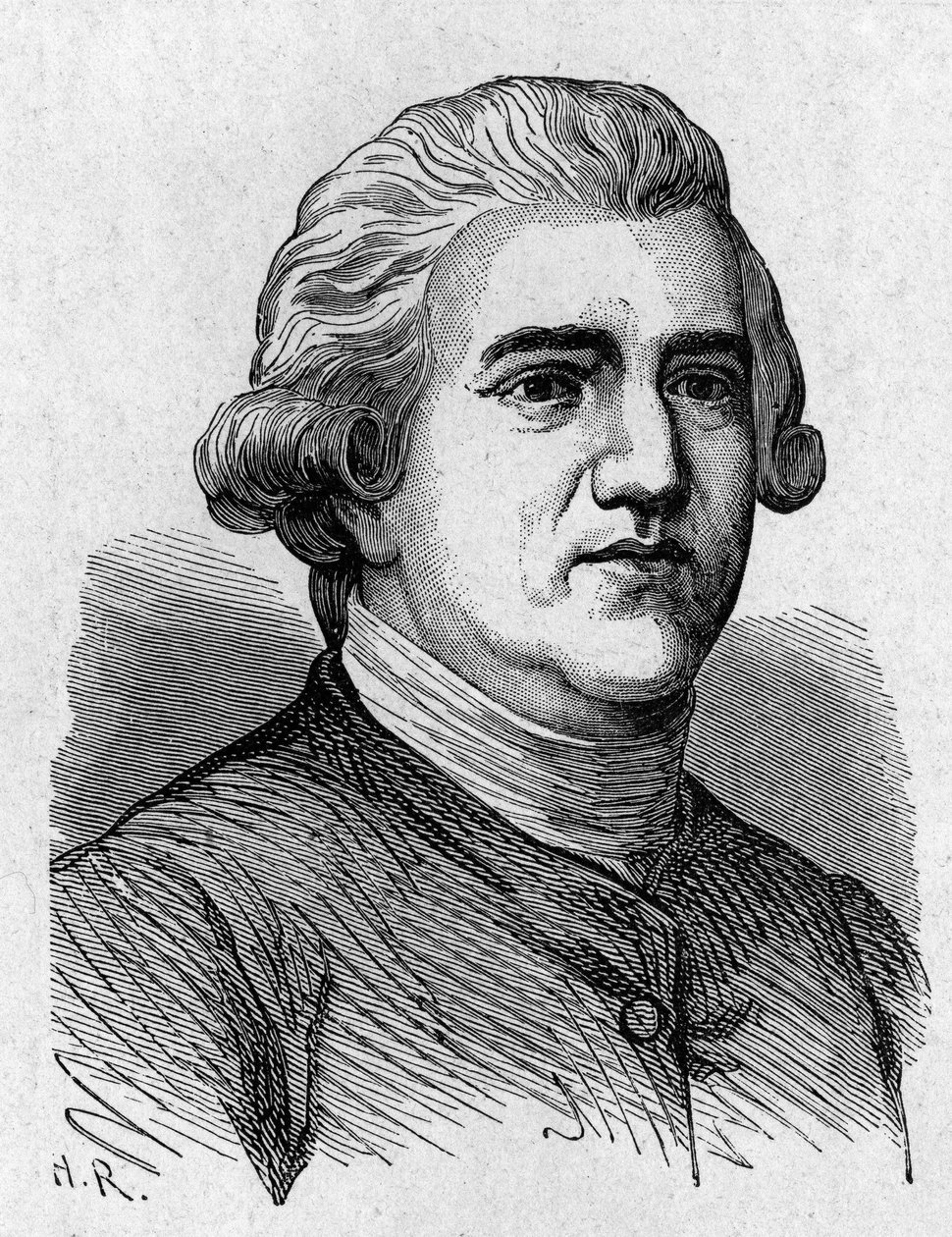 Portræt af Josiah Wedgwood (1730 - 1795), britisk kunstner og industrimand - i "" Album of Science; berømte lærde; Store opdagelser””” 1896. af French School